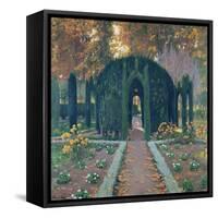 La Glorieta (Aranjuez) 1909-Santiago Rusinol i Prats-Framed Stretched Canvas