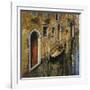 La Gondola Sul Canale-Guido Borelli-Framed Giclee Print