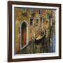 La Gondola Sul Canale-Guido Borelli-Framed Giclee Print