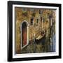 La Gondola Sul Canale-Guido Borelli-Framed Giclee Print