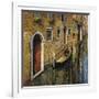 La Gondola Sul Canale-Guido Borelli-Framed Giclee Print