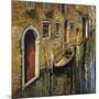 La Gondola Sul Canale-Guido Borelli-Mounted Giclee Print