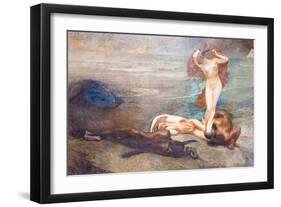 La Gorgone E Gli Eroi, 1899, Giulio Aristide Sartorio (Painting)-Giulio Aristide Sartorio-Framed Giclee Print