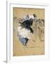 La Goulue and Valentin La Desossee-Henri de Toulouse-Lautrec-Framed Giclee Print