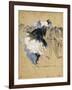 La Goulue and Valentin La Desossee-Henri de Toulouse-Lautrec-Framed Giclee Print