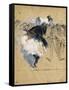 La Goulue and Valentin La Desossee-Henri de Toulouse-Lautrec-Framed Stretched Canvas