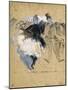 La Goulue and Valentin La Desossee-Henri de Toulouse-Lautrec-Mounted Giclee Print