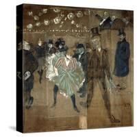 La Goulue and Valentin Le Desosse, 1895-Henri de Toulouse-Lautrec-Stretched Canvas