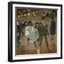 La Goulue and Valentin Le Desosse, 1895-Henri de Toulouse-Lautrec-Framed Giclee Print