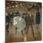 La Goulue and Valentin Le Desosse, 1895-Henri de Toulouse-Lautrec-Mounted Premium Giclee Print