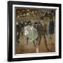 La Goulue and Valentin Le Desosse, 1895-Henri de Toulouse-Lautrec-Framed Giclee Print