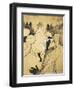 La Goulue and Valentin Le Desosse at the "Moulin Rouge"-Henri de Toulouse-Lautrec-Framed Art Print