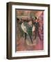 La Goulue and Valentin Le Desosse-Henri de Toulouse-Lautrec-Framed Giclee Print