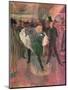 La Goulue and Valentin Le Desosse-Henri de Toulouse-Lautrec-Mounted Giclee Print