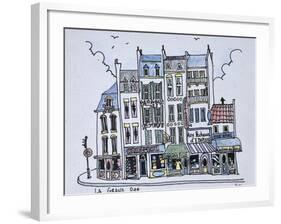 La Grand Rue through old town, Boulogne-Sur-Mer, France-Richard Lawrence-Framed Photographic Print