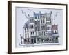 La Grand Rue through old town, Boulogne-Sur-Mer, France-Richard Lawrence-Framed Photographic Print