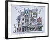 La Grand Rue through old town, Boulogne-Sur-Mer, France-Richard Lawrence-Framed Photographic Print