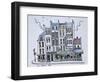 La Grand Rue through old town, Boulogne-Sur-Mer, France-Richard Lawrence-Framed Photographic Print