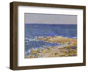 La Grande Bleue a Antibes, 1888-Claude Monet-Framed Giclee Print