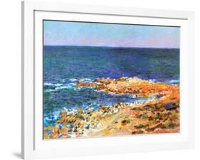 La Grande Bleue a Antibes, c.1888-Claude Monet-Framed Art Print