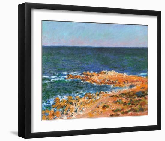 La Grande Bleue a Antibes, c.1888-Claude Monet-Framed Art Print