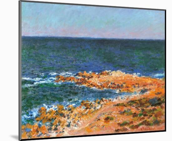 La Grande Bleue a Antibes, c.1888-Claude Monet-Mounted Art Print
