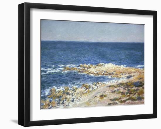 La Grande bleue-Claude Monet-Framed Giclee Print