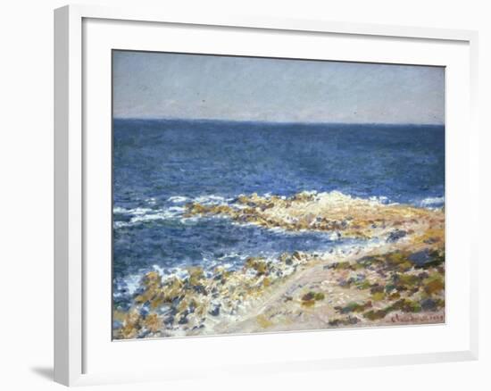 La Grande bleue-Claude Monet-Framed Giclee Print