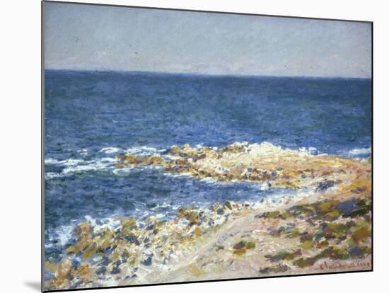 La Grande bleue-Claude Monet-Mounted Giclee Print