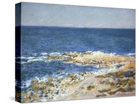 La Grande bleue-Claude Monet-Stretched Canvas