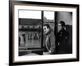 La grande Illusion by JeanRenoir with Pierre Fresnay and Jean Gab 1937 (b/w photo)-null-Framed Photo