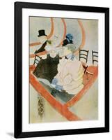 La Grande Loge-Henri de Toulouse-Lautrec-Framed Giclee Print