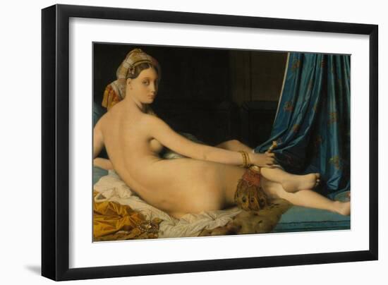La Grande Odalisque, 1814-Jean-Auguste-Dominique Ingres-Framed Giclee Print