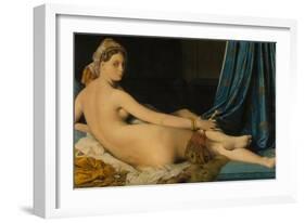 La Grande Odalisque, 1814-Jean-Auguste-Dominique Ingres-Framed Giclee Print