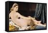 La Grande Odalisque-Jean-Auguste-Dominique Ingres-Framed Stretched Canvas