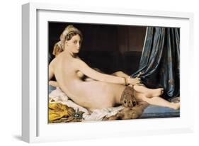 La Grande Odalisque-Jean-Auguste-Dominique Ingres-Framed Art Print