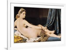 La Grande Odalisque-Jean-Auguste-Dominique Ingres-Framed Premium Giclee Print