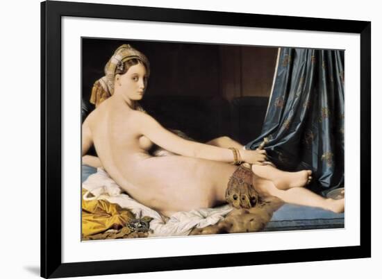 La Grande Odalisque-Jean-Auguste-Dominique Ingres-Framed Premium Giclee Print