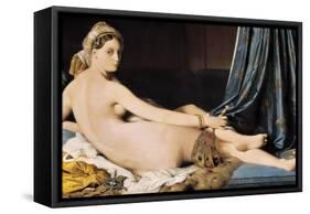 La Grande Odalisque-Jean-Auguste-Dominique Ingres-Framed Stretched Canvas