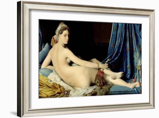 La Grande Odalisque-Jean-Auguste-Dominique Ingres-Framed Giclee Print