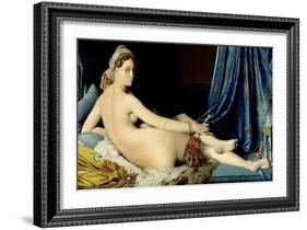 La Grande Odalisque-Jean-Auguste-Dominique Ingres-Framed Giclee Print