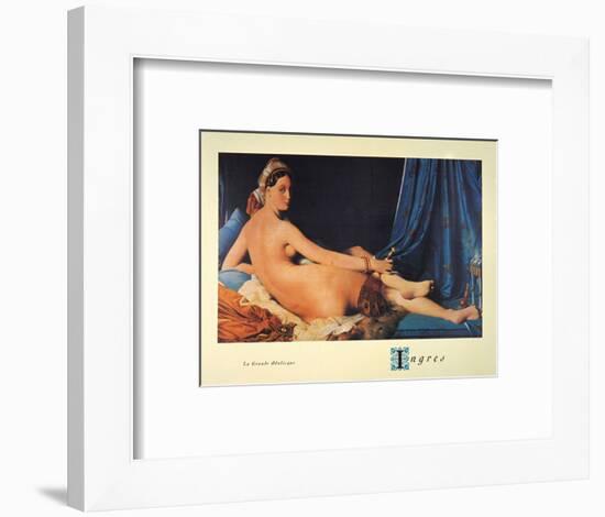 La Grande Odalisque-Unknown Ingres-Framed Art Print