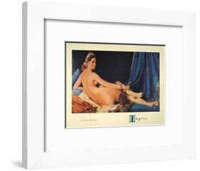 La Grande Odalisque-Unknown Ingres-Framed Art Print