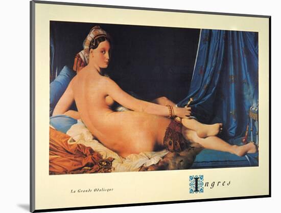 La Grande Odalisque-Unknown Ingres-Mounted Art Print