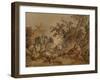 'La Grande Pastorale, No. 602', (Pastoral Scene), c1740-1770, (1913)-Gilles Demarteau-Framed Giclee Print