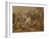 'La Grande Pastorale, No. 602', (Pastoral Scene), c1740-1770, (1913)-Gilles Demarteau-Framed Giclee Print