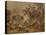 'La Grande Pastorale, No. 602', (Pastoral Scene), c1740-1770, (1913)-Gilles Demarteau-Stretched Canvas