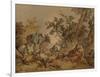 'La Grande Pastorale, No. 602', (Pastoral Scene), c1740-1770, (1913)-Gilles Demarteau-Framed Giclee Print