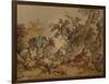 'La Grande Pastorale, No. 602', (Pastoral Scene), c1740-1770, (1913)-Gilles Demarteau-Framed Giclee Print