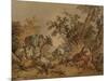 'La Grande Pastorale, No. 602', (Pastoral Scene), c1740-1770, (1913)-Gilles Demarteau-Mounted Giclee Print